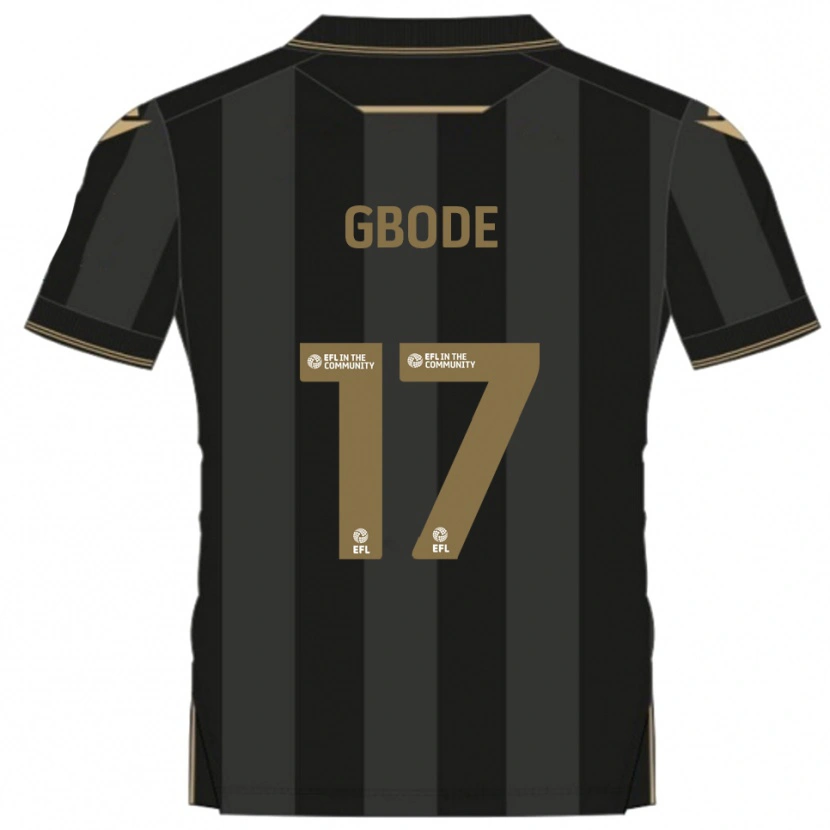 Danxen Heren Joseph Gbode #17 Zwart Goud Uitshirt Uittenue 2025/26 T-Shirt België