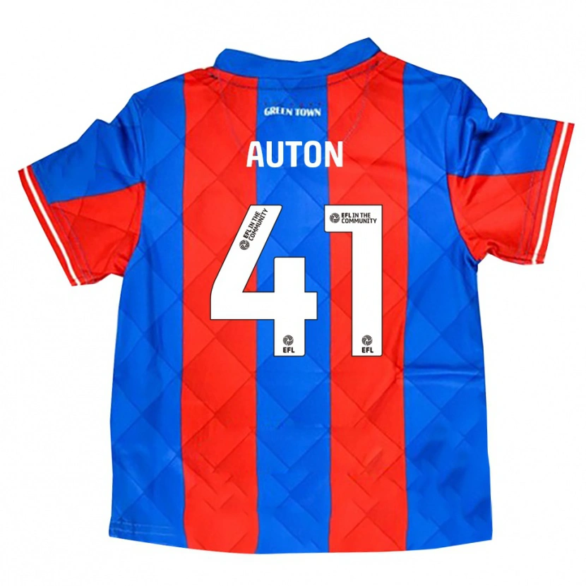 Danxen Heren Sebastian Auton #41 Blauw Rood Wit Uitshirt Uittenue 2025/26 T-Shirt België