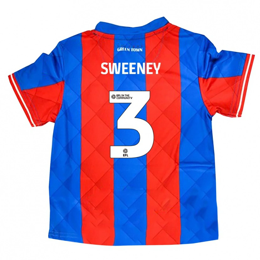 Danxen Heren Jayden Sweeney #3 Blauw Rood Wit Uitshirt Uittenue 2025/26 T-Shirt België