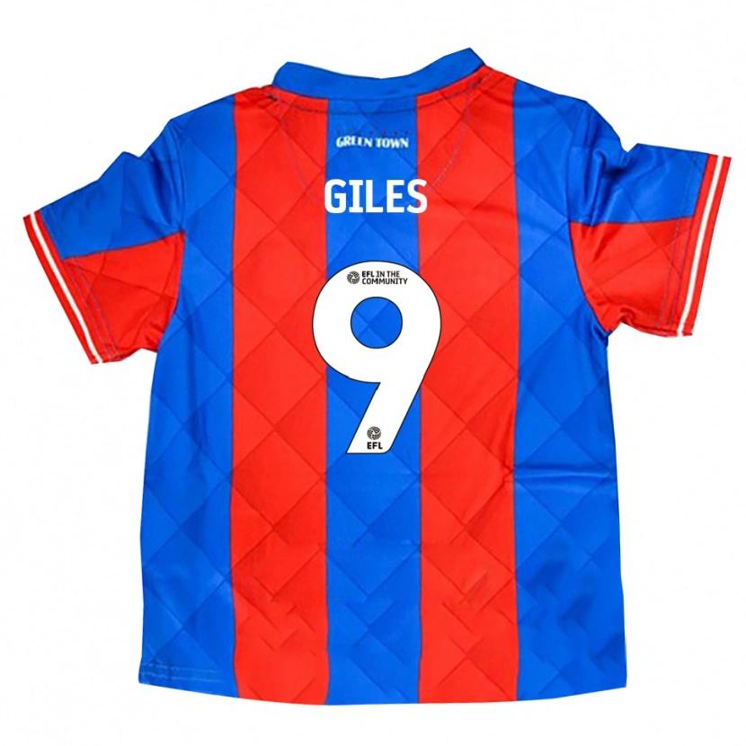 Danxen Heren Grayson Giles #9 Blauw Rood Wit Uitshirt Uittenue 2025/26 T-Shirt België
