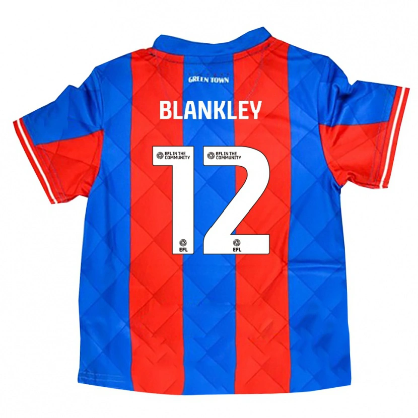 Danxen Heren Jaxon Blankley #12 Blauw Rood Wit Uitshirt Uittenue 2025/26 T-Shirt België