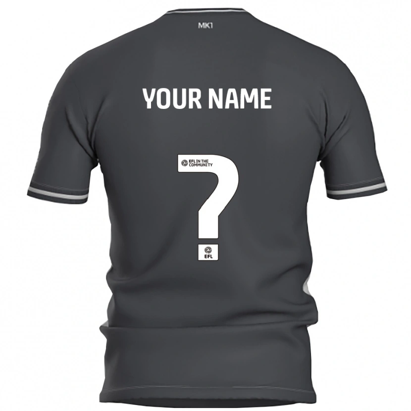 Danxen Heren Uw Naam #0 Grijs Zilver Uitshirt Uittenue 2025/26 T-Shirt België
