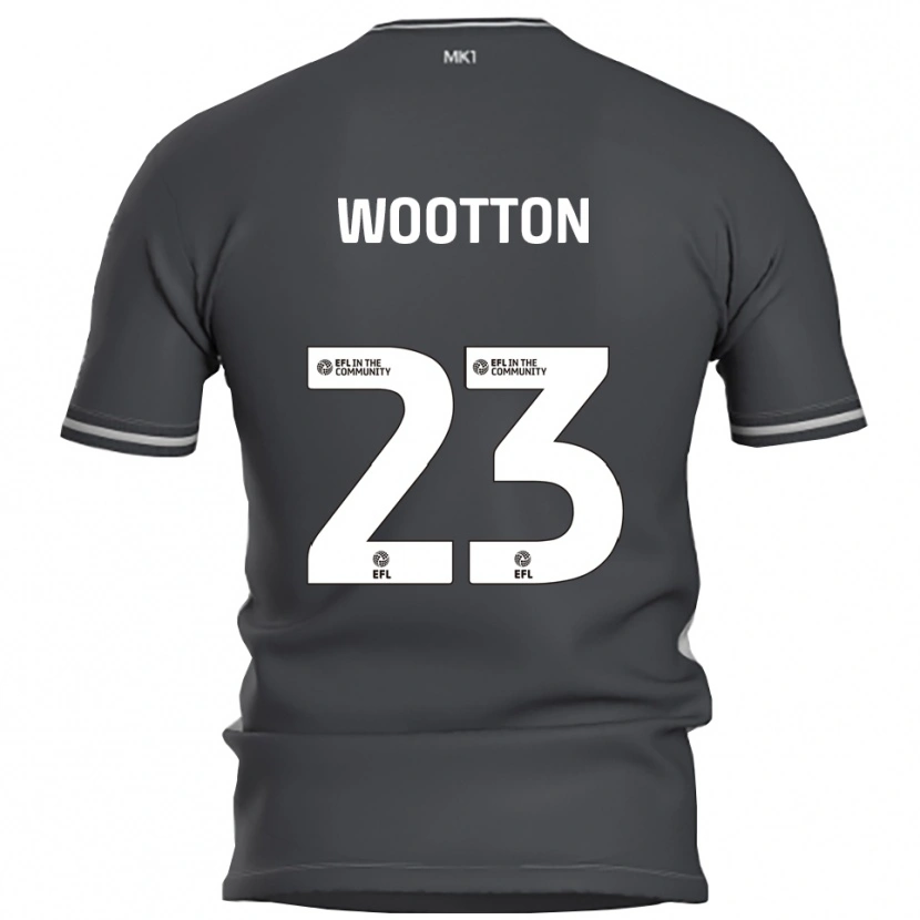 Danxen Heren Sydney Wootton #23 Grijs Zilver Uitshirt Uittenue 2025/26 T-Shirt België