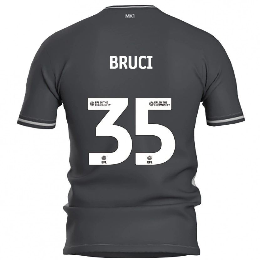Danxen Heren Izabella Bruci #35 Grijs Zilver Uitshirt Uittenue 2025/26 T-Shirt België