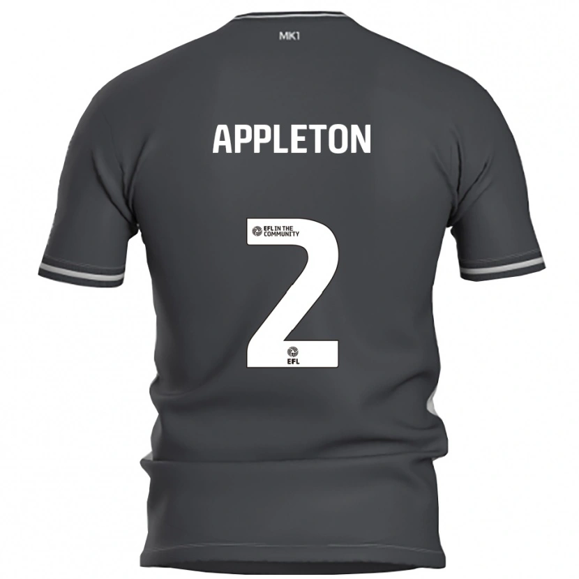 Danxen Heren Tara Appleton #2 Grijs Zilver Uitshirt Uittenue 2025/26 T-Shirt België