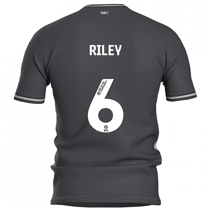 Danxen Heren Harry Riley #6 Grijs Zilver Uitshirt Uittenue 2025/26 T-Shirt België