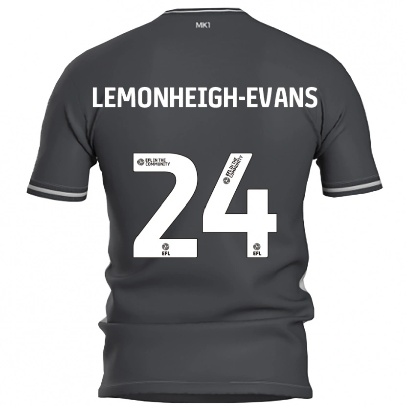 Danxen Heren Connor Lemonheigh-Evans #24 Grijs Zilver Uitshirt Uittenue 2025/26 T-Shirt België
