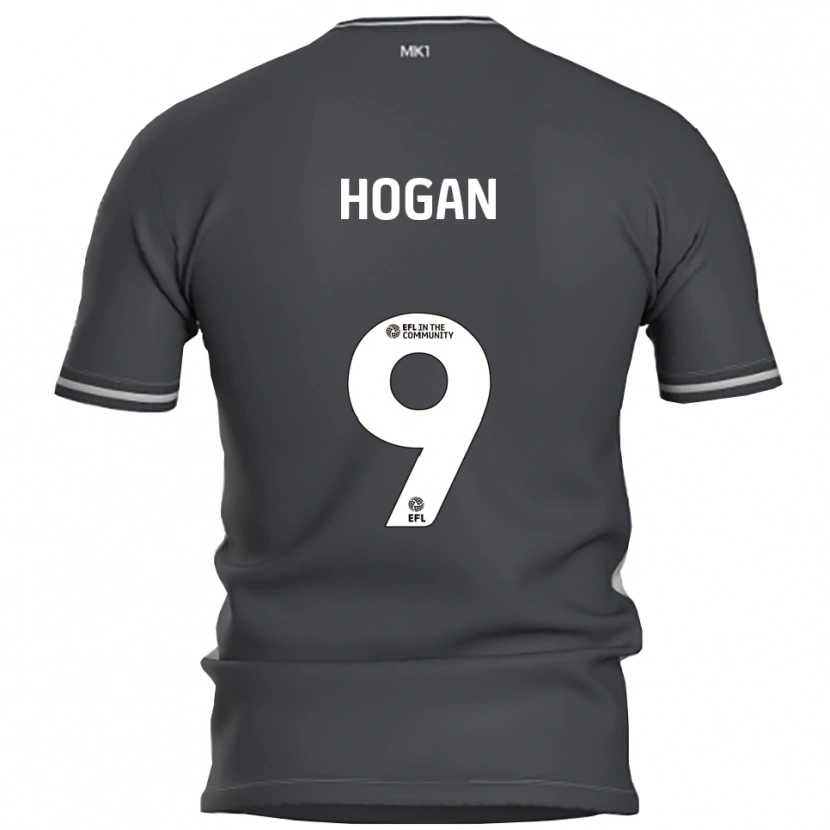 Danxen Heren Scott Hogan #9 Grijs Zilver Uitshirt Uittenue 2025/26 T-Shirt België