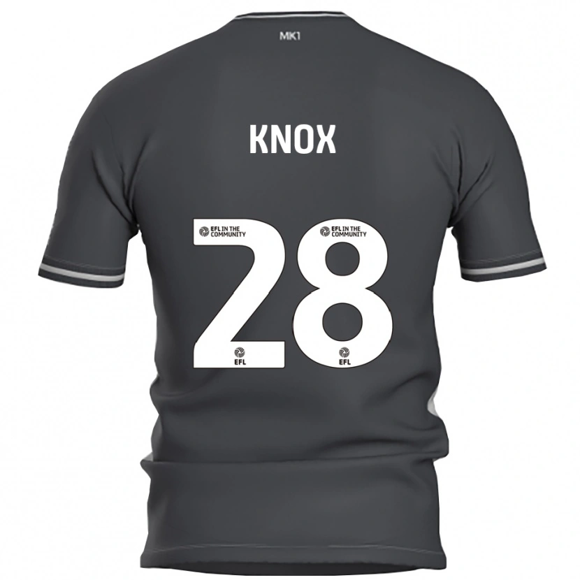 Danxen Heren Mollie Knox #28 Grijs Zilver Uitshirt Uittenue 2025/26 T-Shirt België