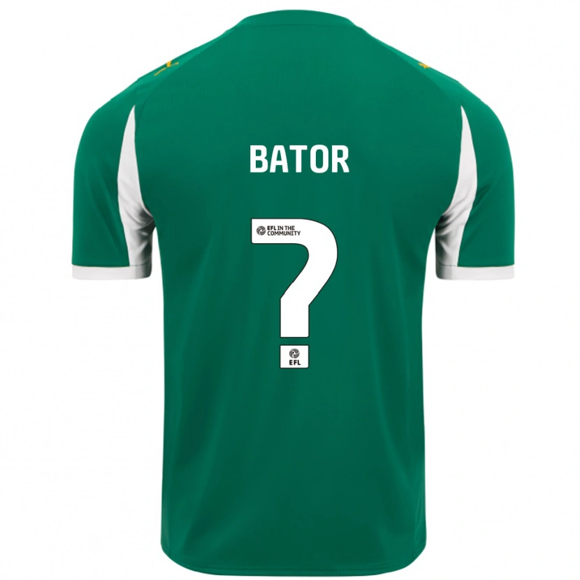 Danxen Heren Sam Bator #0 Groen Wit Uitshirt Uittenue 2025/26 T-Shirt België
