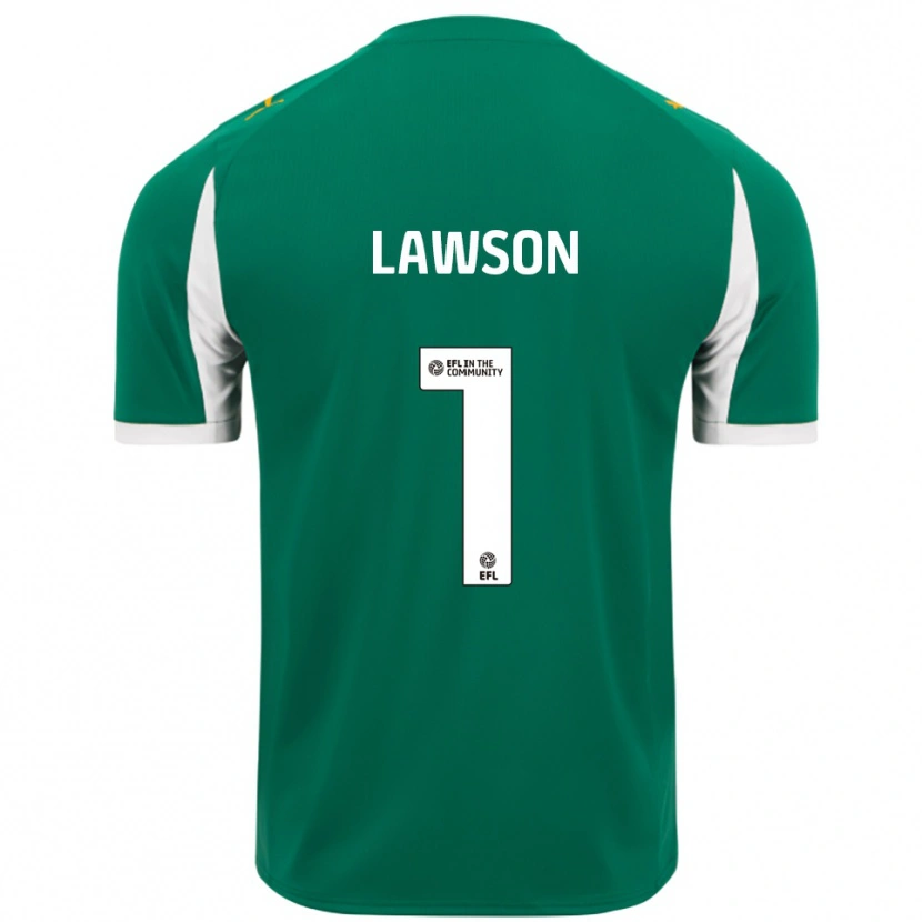 Danxen Heren Harvey Lawson #1 Groen Wit Uitshirt Uittenue 2025/26 T-Shirt België