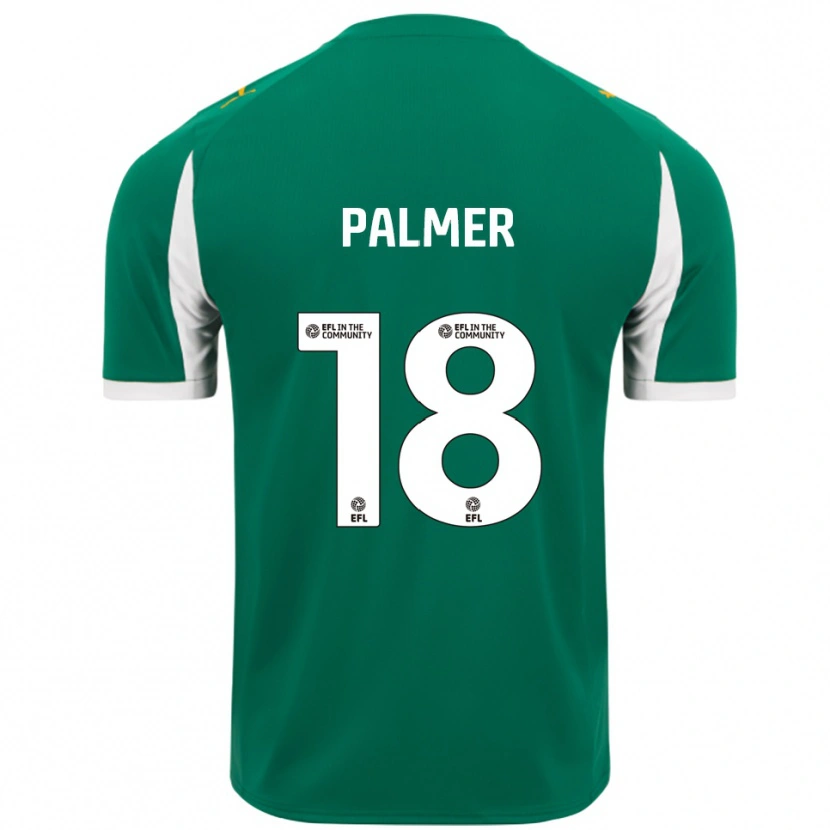 Danxen Heren Matt Palmer #18 Groen Wit Uitshirt Uittenue 2025/26 T-Shirt België
