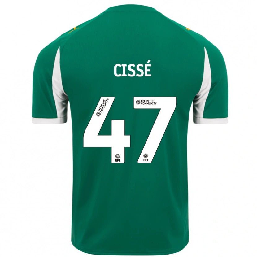 Danxen Heren Cassius Cissé #47 Groen Wit Uitshirt Uittenue 2025/26 T-Shirt België