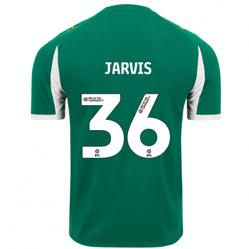 Danxen Heren Will Jarvis #36 Groen Wit Uitshirt Uittenue 2025/26 T-Shirt België