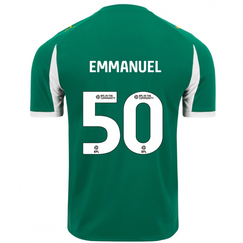 Danxen Heren Daniel Emmanuel #50 Groen Wit Uitshirt Uittenue 2025/26 T-Shirt België