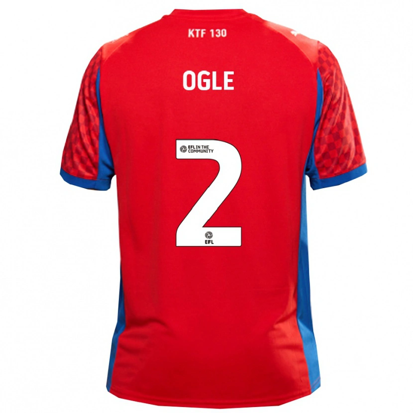 Danxen Heren Reagan Ogle #2 Rood Blauw Uitshirt Uittenue 2025/26 T-Shirt België