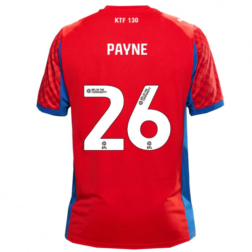 Danxen Heren Kai Payne #26 Rood Blauw Uitshirt Uittenue 2025/26 T-Shirt België