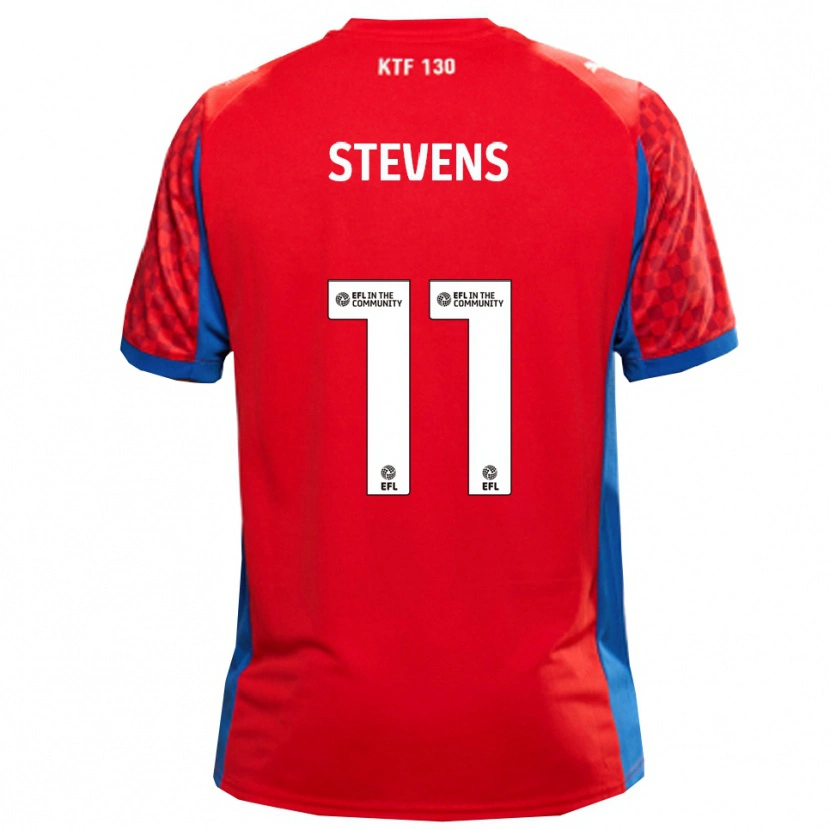 Danxen Heren Jack Stevens #11 Rood Blauw Uitshirt Uittenue 2025/26 T-Shirt België