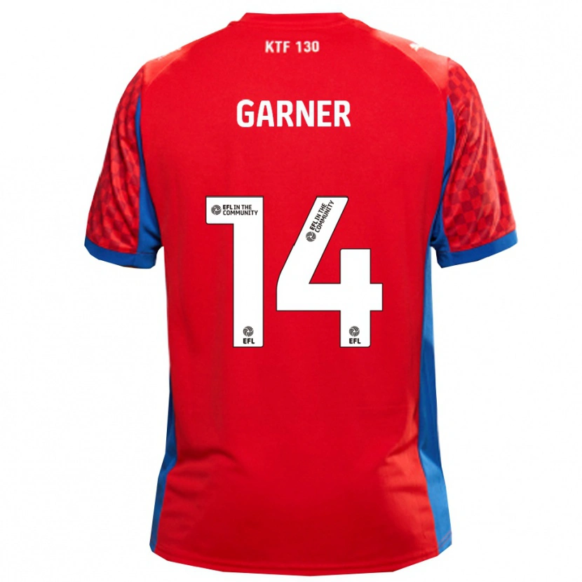Danxen Heren Joe Garner #14 Rood Blauw Uitshirt Uittenue 2025/26 T-Shirt België