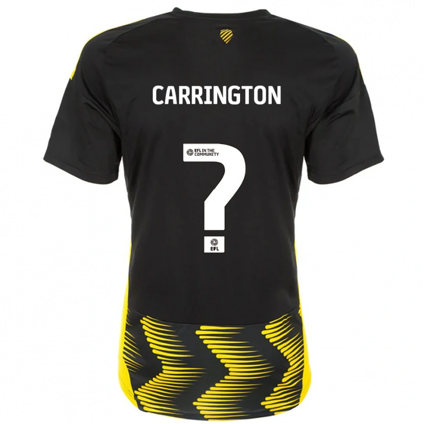 Danxen Heren Abbie Carrington #0 Zwart Geel Uitshirt Uittenue 2025/26 T-Shirt België