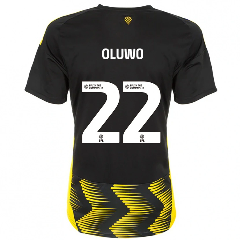 Danxen Heren Adebola Oluwo #22 Zwart Geel Uitshirt Uittenue 2025/26 T-Shirt België