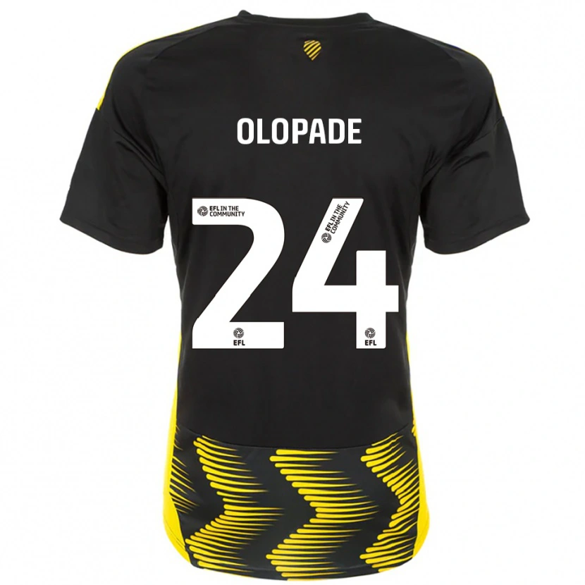 Danxen Heren Tosin Olopade #24 Zwart Geel Uitshirt Uittenue 2025/26 T-Shirt België
