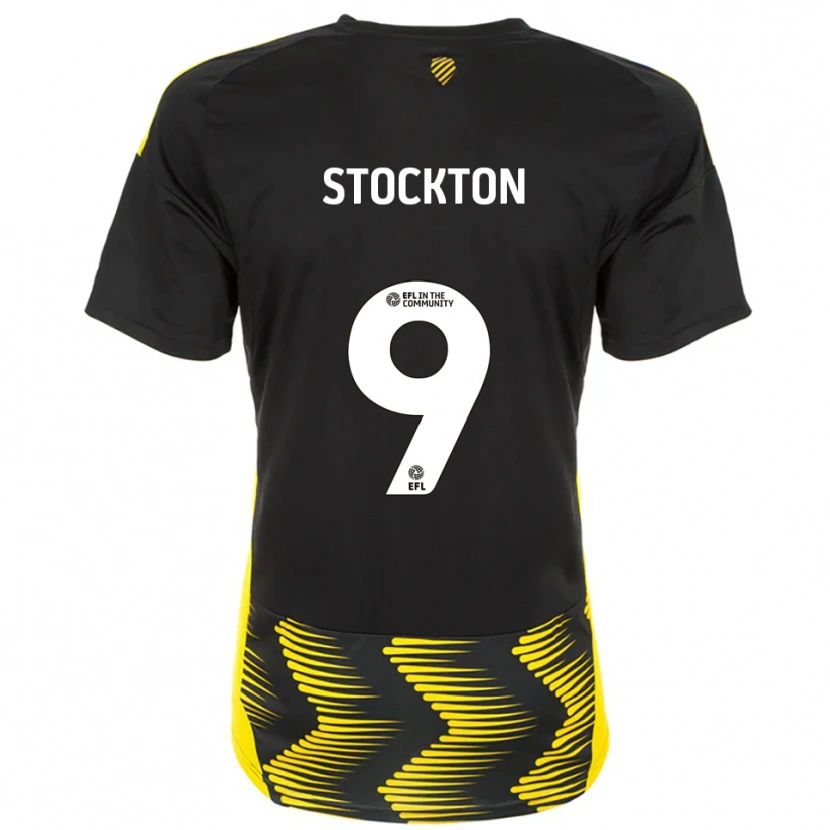 Danxen Heren Cole Stockton #9 Zwart Geel Uitshirt Uittenue 2025/26 T-Shirt België