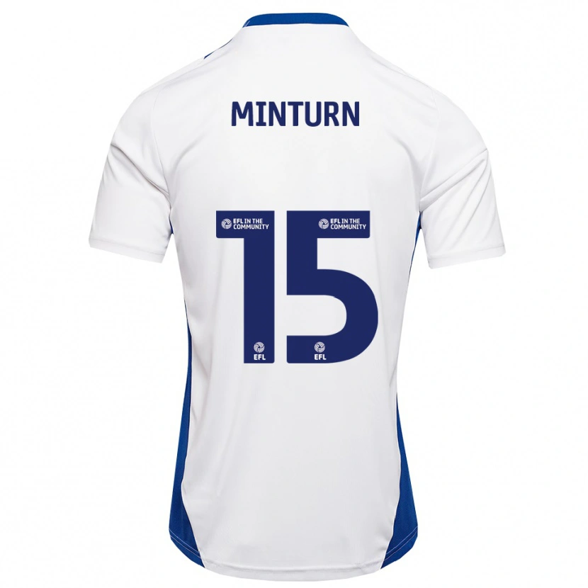 Danxen Heren Harrison Minturn #15 Wit Blauw Uitshirt Uittenue 2025/26 T-Shirt België