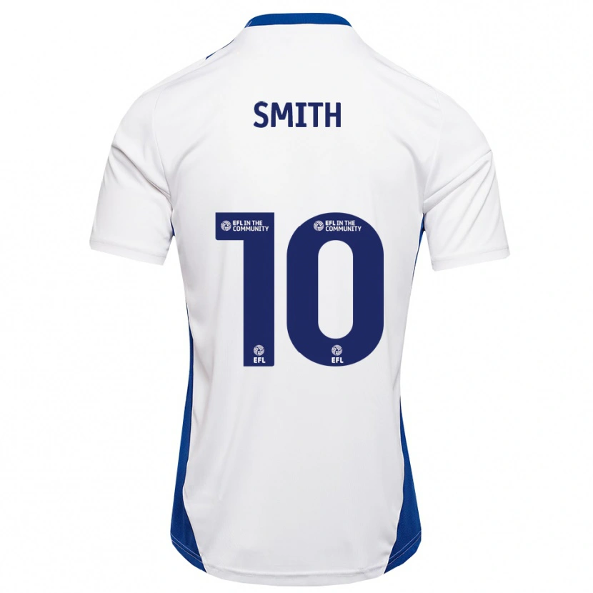 Danxen Heren Harry Smith #10 Wit Blauw Uitshirt Uittenue 2025/26 T-Shirt België