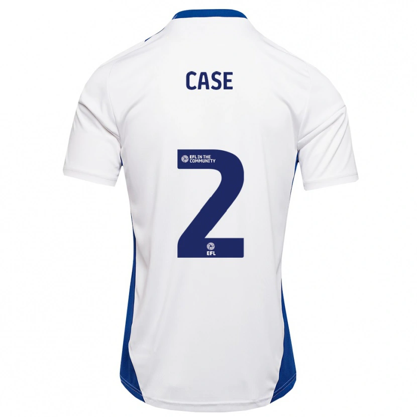Danxen Heren Ollie Case #2 Wit Blauw Uitshirt Uittenue 2025/26 T-Shirt België