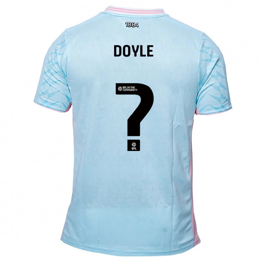 Danxen Heren Ellie Doyle #0 Hemelsblauw Roze Uitshirt Uittenue 2025/26 T-Shirt België