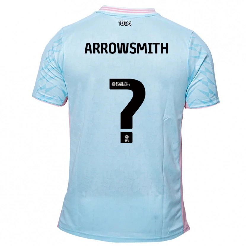 Danxen Heren Izzy Arrowsmith #0 Hemelsblauw Roze Uitshirt Uittenue 2025/26 T-Shirt België