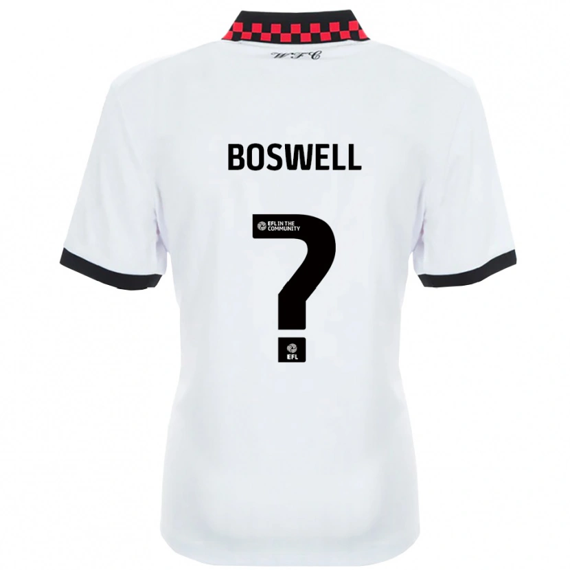 Danxen Heren Lucy Boswell #0 Wit Zwart Uitshirt Uittenue 2025/26 T-Shirt België