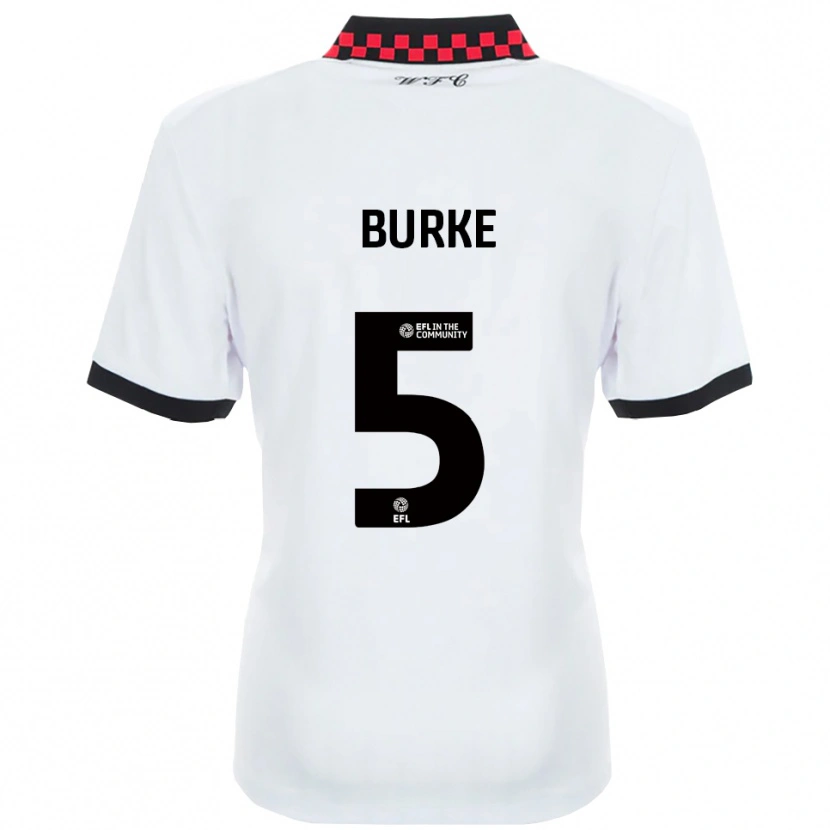 Danxen Heren Harrison Burke #5 Wit Zwart Uitshirt Uittenue 2025/26 T-Shirt België