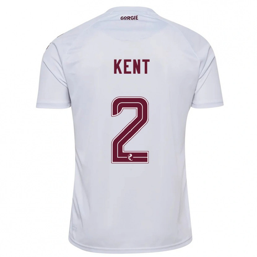 Danxen Heren Frankie Kent #2 Wit Bordeauxrood Uitshirt Uittenue 2025/26 T-Shirt België