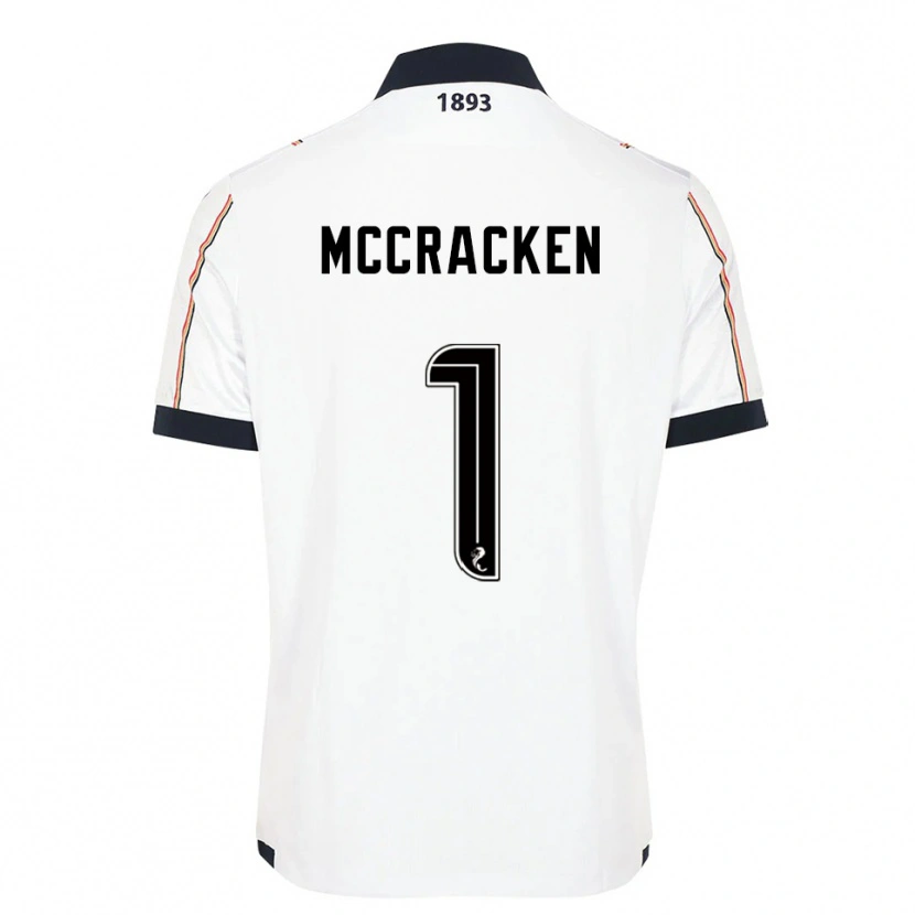 Danxen Heren Jon Mccracken #1 Wit Marine Rood Uitshirt Uittenue 2025/26 T-Shirt België