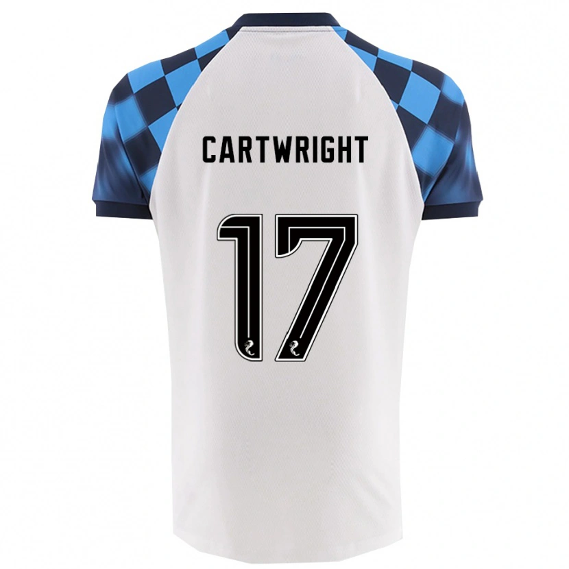 Danxen Heren Henry Cartwright #17 Wit Hemelsblauw Uitshirt Uittenue 2025/26 T-Shirt België