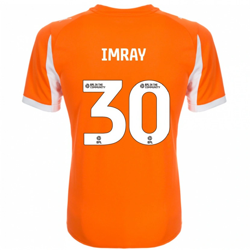 Danxen Dames Danny Imray #30 Oranje Wit Thuisshirt Thuistenue 2025/26 T-Shirt België
