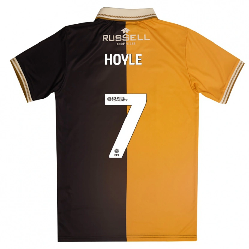 Danxen Dames Farrah Hoyle #7 Geel Zwart Thuisshirt Thuistenue 2025/26 T-Shirt België