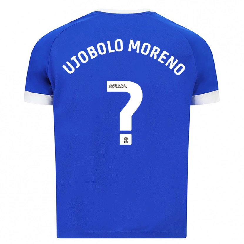 Danxen Dames Sergeant Moreno #0 Blauw Wit Thuisshirt Thuistenue 2025/26 T-Shirt België