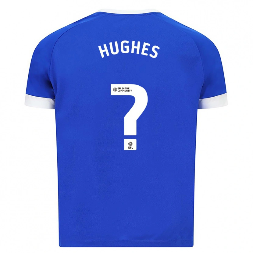 Danxen Dames Caleb Hughes #0 Blauw Wit Thuisshirt Thuistenue 2025/26 T-Shirt België