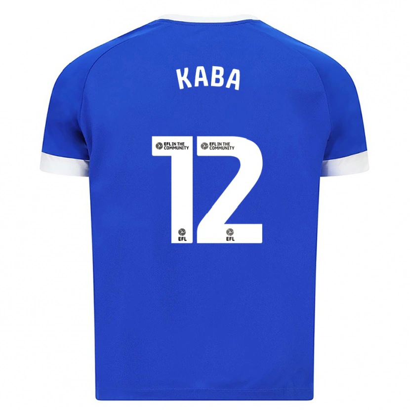 Danxen Dames Sekou Kaba #12 Blauw Wit Thuisshirt Thuistenue 2025/26 T-Shirt België