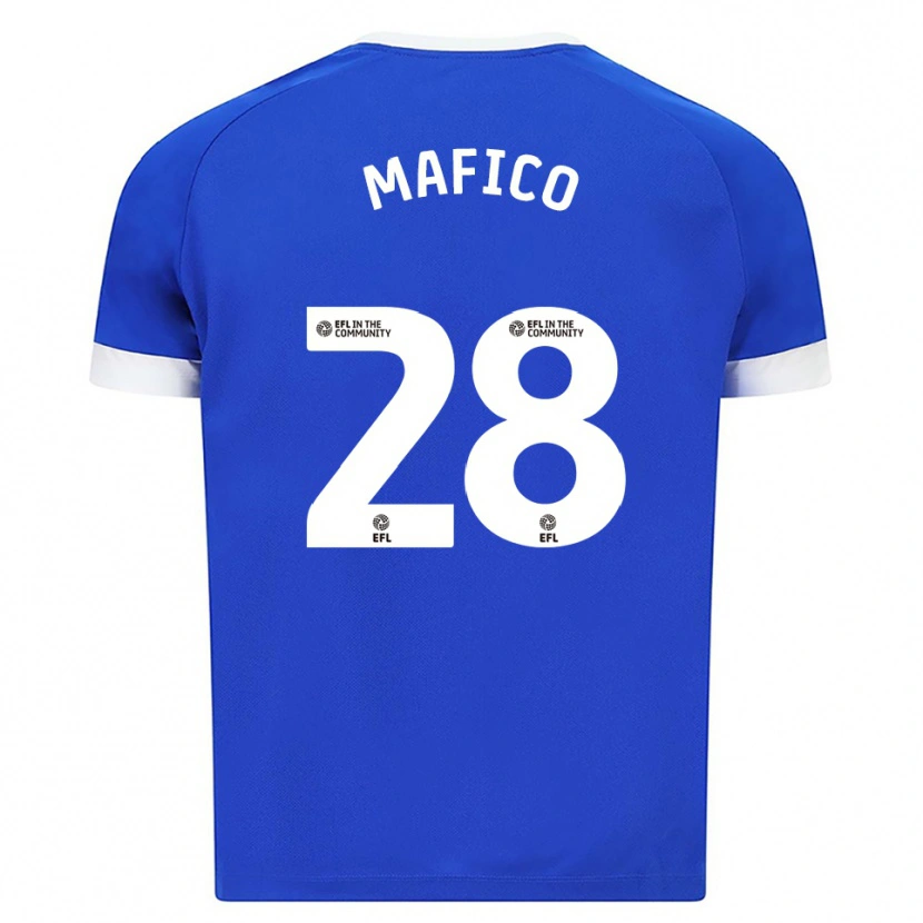 Danxen Dames Dakarai Mafico #28 Blauw Wit Thuisshirt Thuistenue 2025/26 T-Shirt België