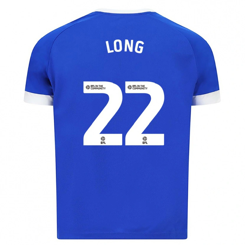 Danxen Dames Amy Long #22 Blauw Wit Thuisshirt Thuistenue 2025/26 T-Shirt België