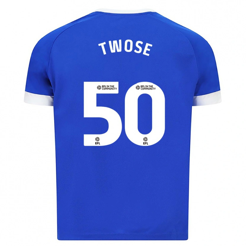 Danxen Dames Cody Twose #50 Blauw Wit Thuisshirt Thuistenue 2025/26 T-Shirt België