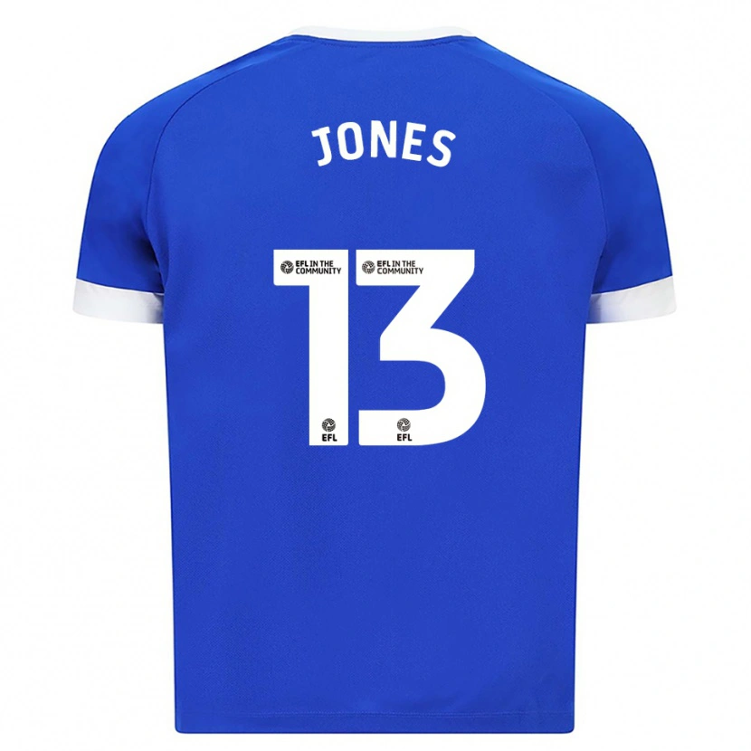 Danxen Dames Sam Jones #13 Blauw Wit Thuisshirt Thuistenue 2025/26 T-Shirt België