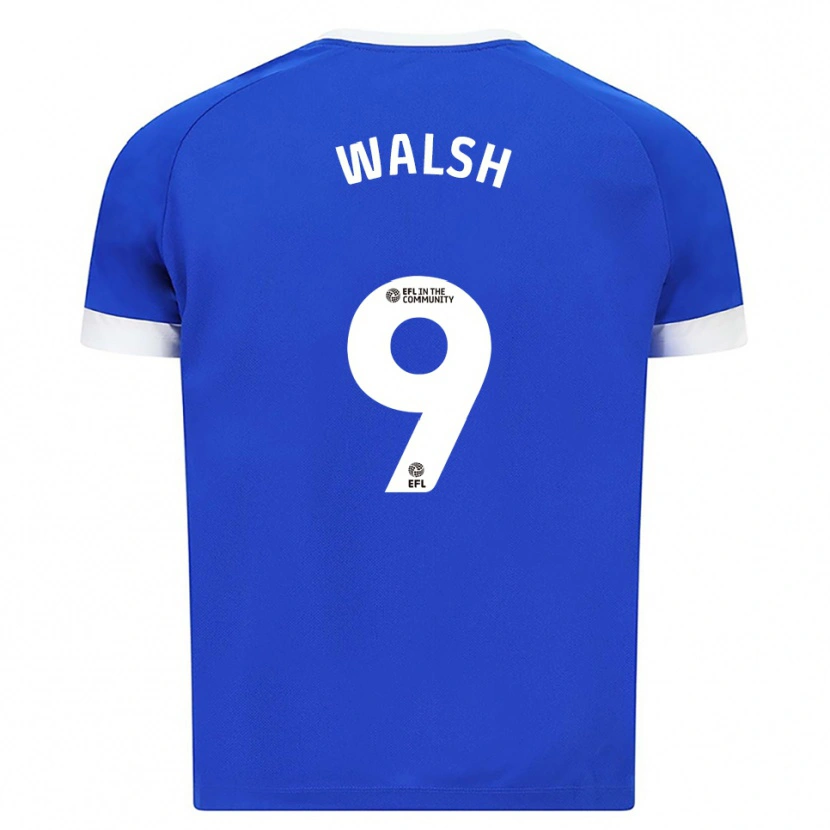 Danxen Dames Catherine Walsh #9 Blauw Wit Thuisshirt Thuistenue 2025/26 T-Shirt België