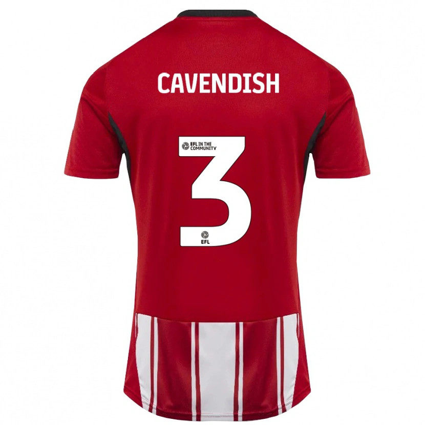 Danxen Dames Jacca Cavendish #3 Rood Wit Zwart Thuisshirt Thuistenue 2025/26 T-Shirt België