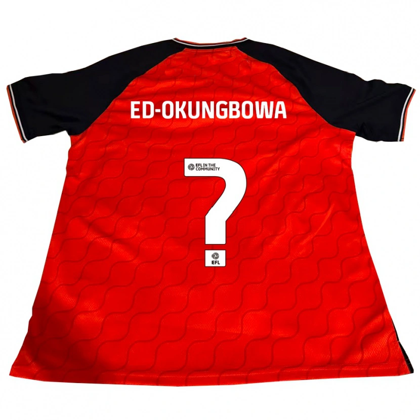 Danxen Dames Excel Ed-Okungbowa #0 Oranje Zwart Wit Thuisshirt Thuistenue 2025/26 T-Shirt België