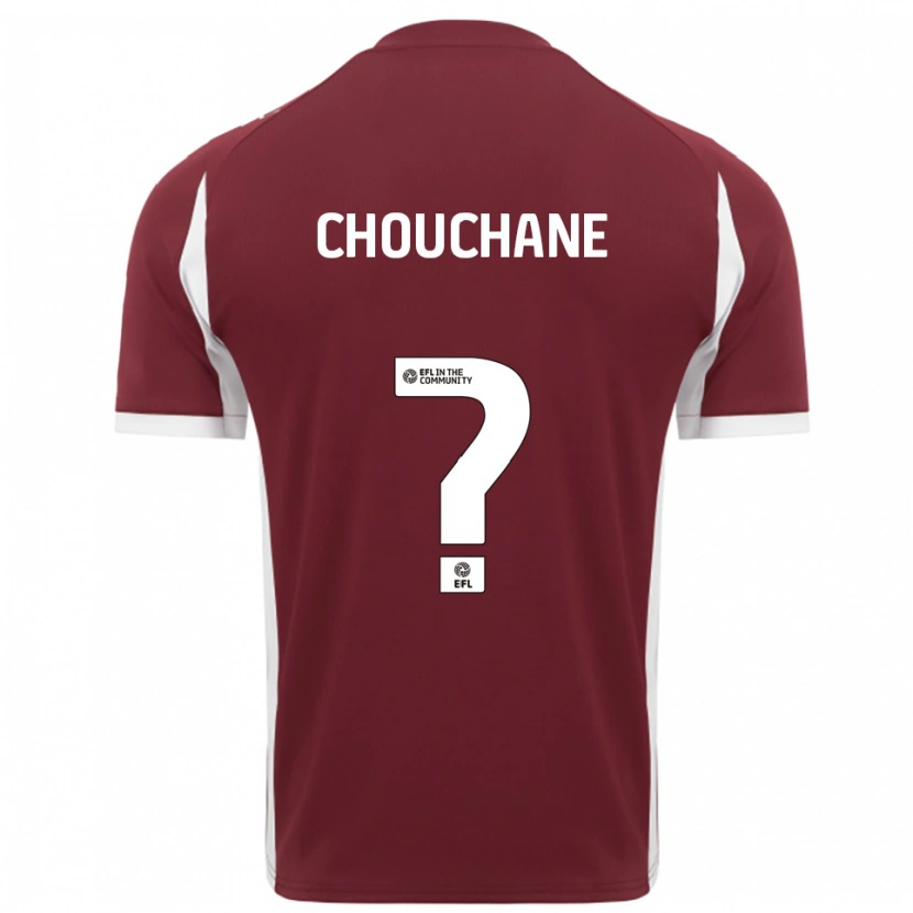 Danxen Dames Samy Chouchane #0 Bordeauxrood Wit Thuisshirt Thuistenue 2025/26 T-Shirt België